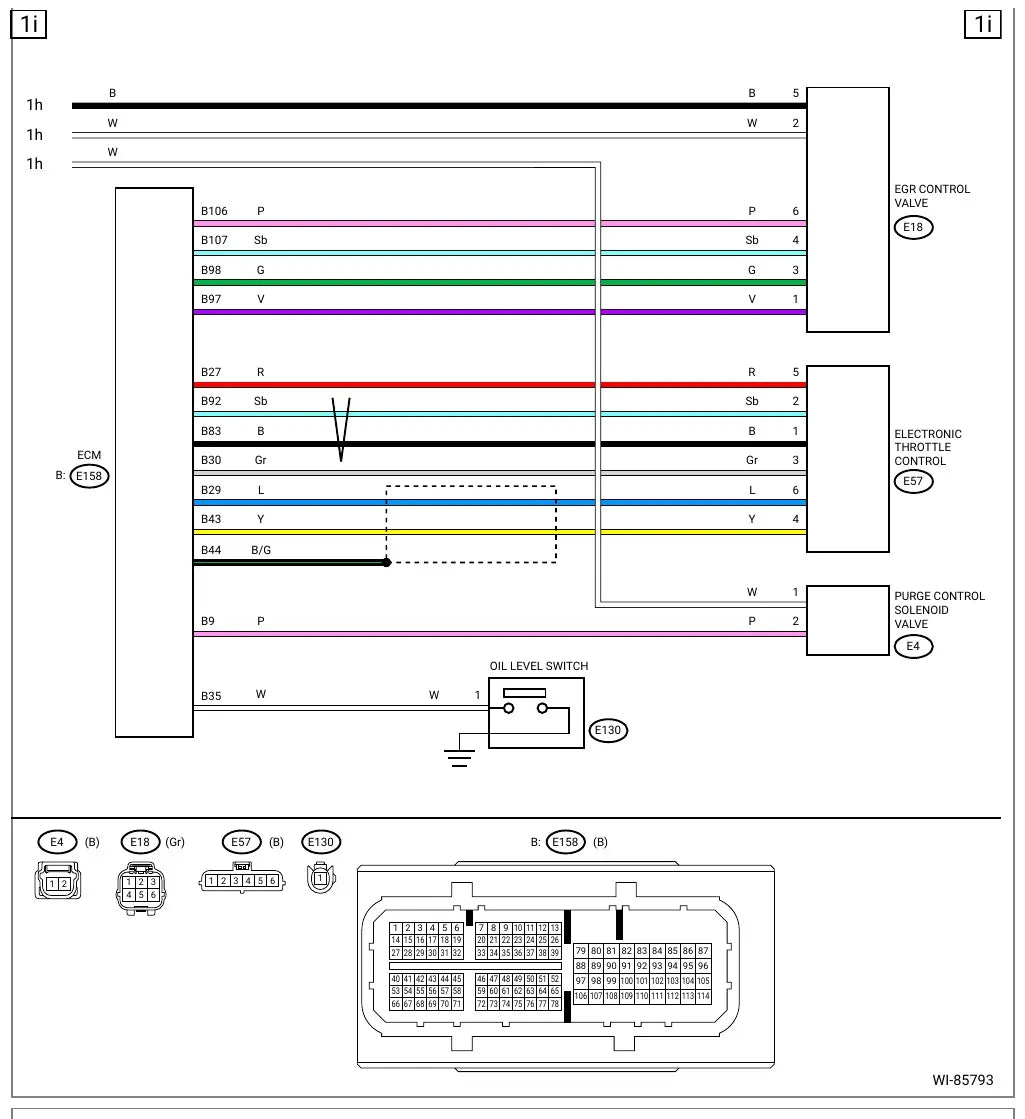 Diagrama Elétrico Subaru Impreza Sedan — prancha de circuito 2
