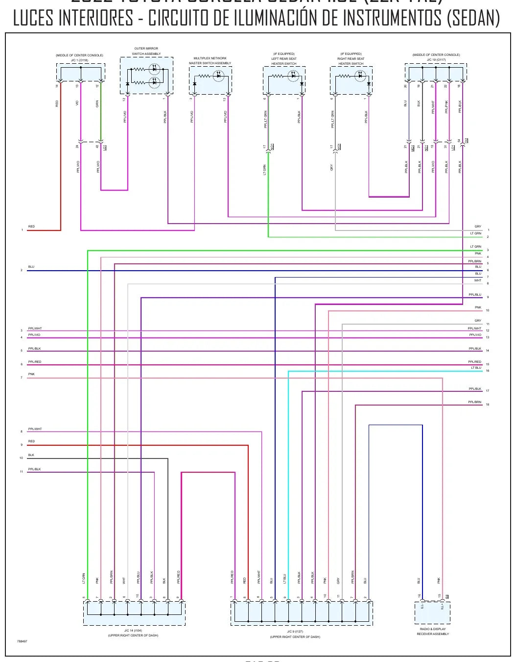 Diagrama Elétrico Toyota Corolla — prancha de circuito 4