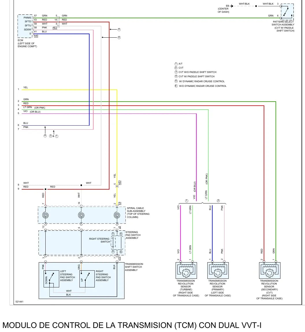 Diagrama Elétrico Toyota Corolla — prancha de circuito 4