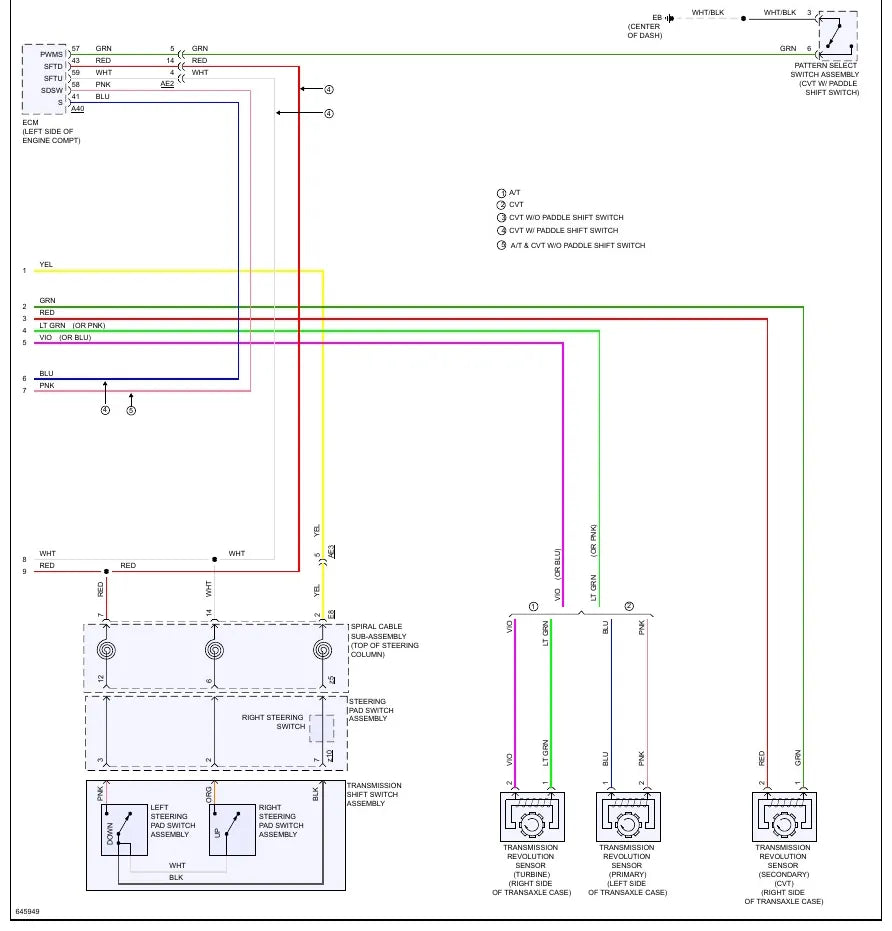 Diagrama Elétrico Toyota Corolla — prancha de circuito 3