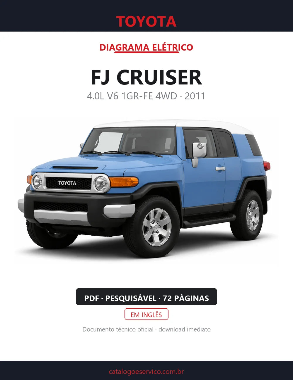 Diagrama Elétrico Toyota FJ Cruiser — capa