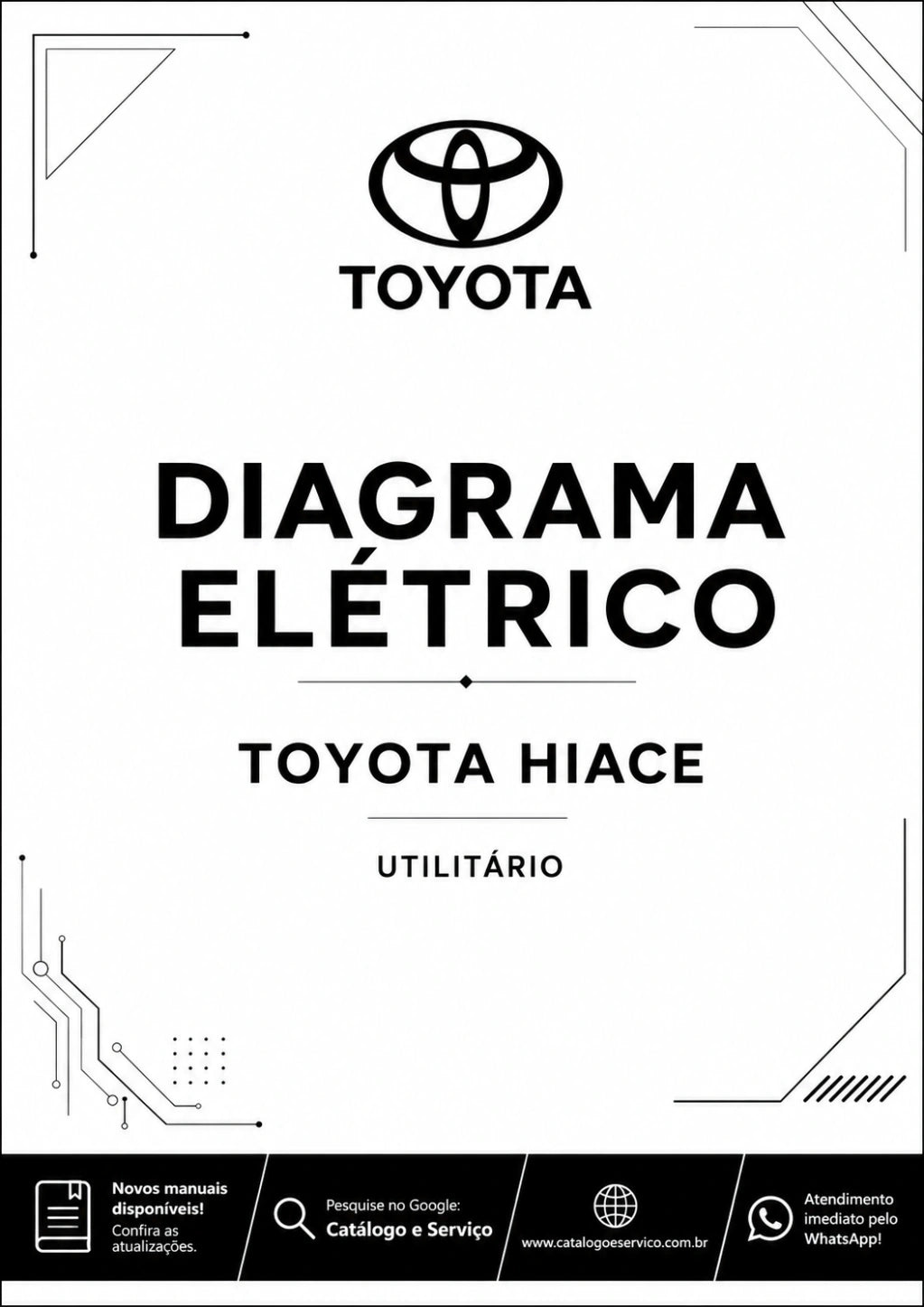 Diagrama Elétrico Toyota Hiace - Utilitário