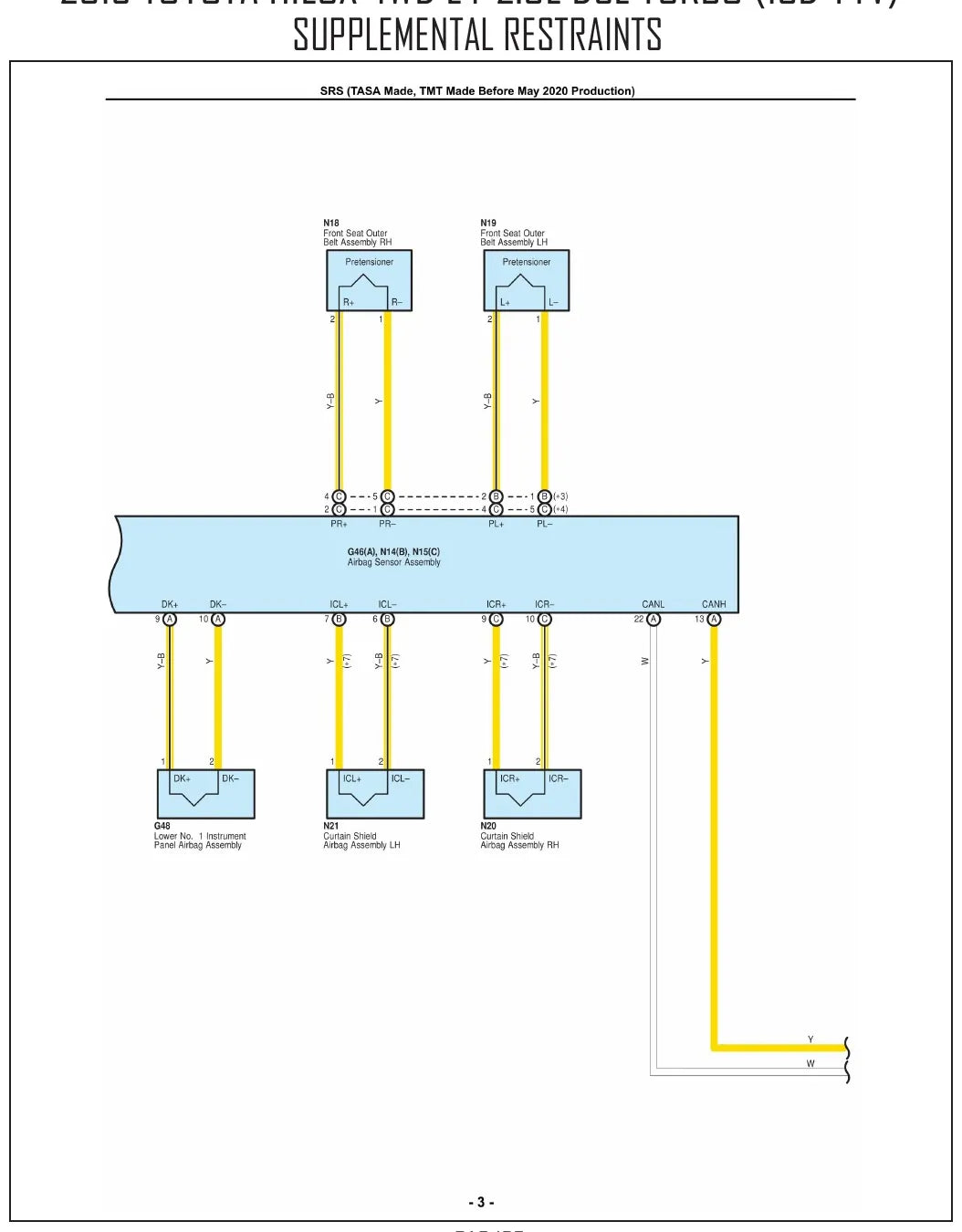 Diagrama Elétrico Toyota Hilux — prancha de circuito 3