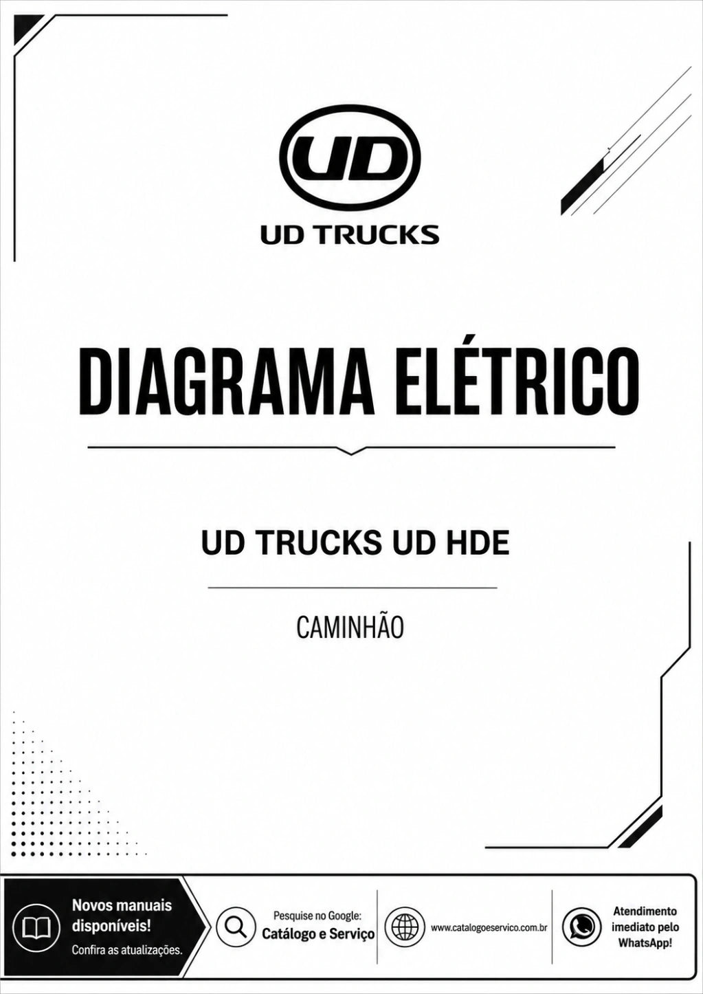 Diagrama Elétrico UD Trucks UD HDE - Caminhão