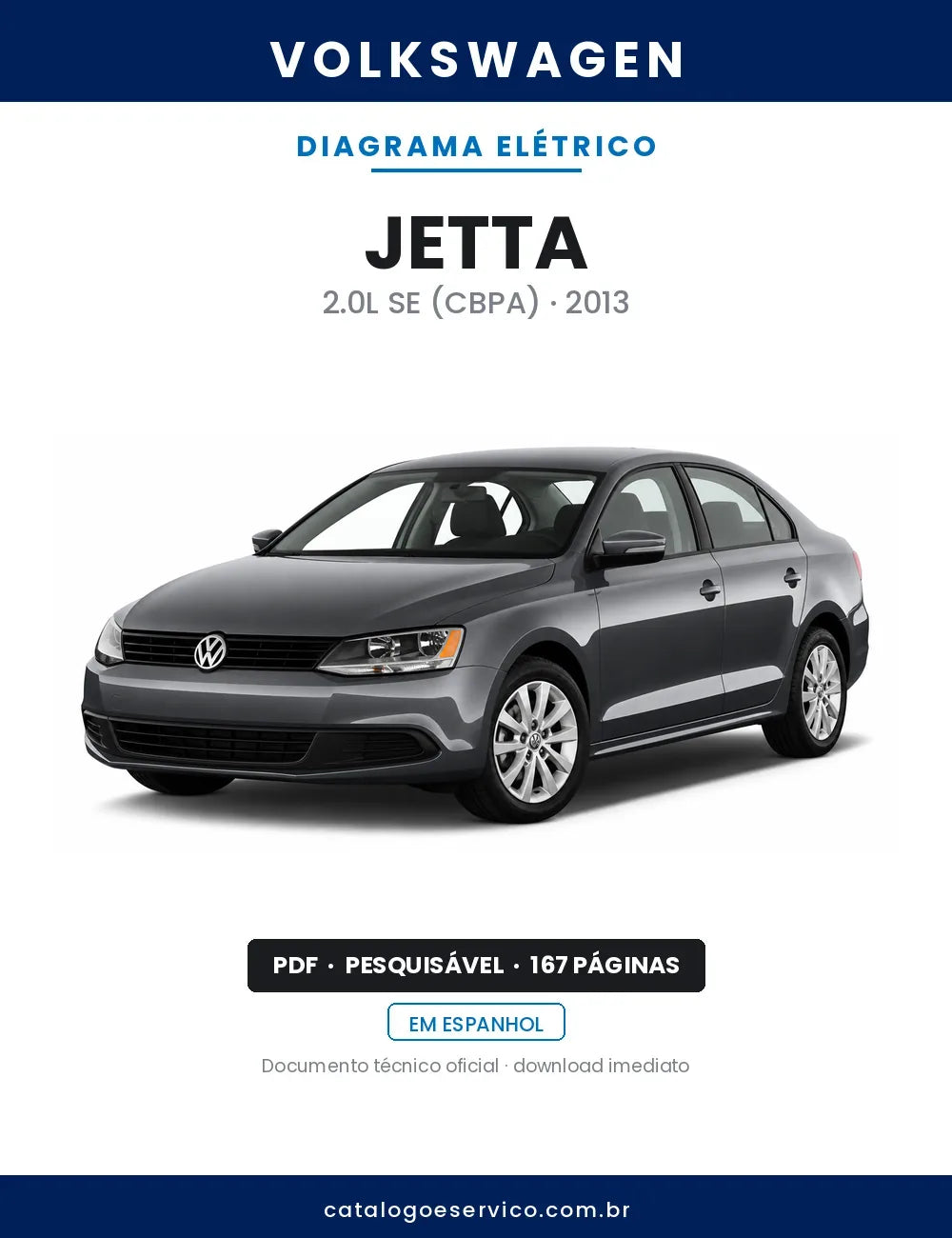 Diagrama Elétrico Volkswagen Jetta — capa