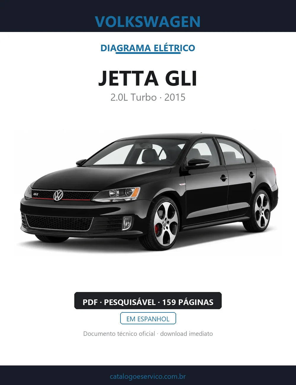 Diagrama Elétrico Volkswagen Jetta GLI — capa