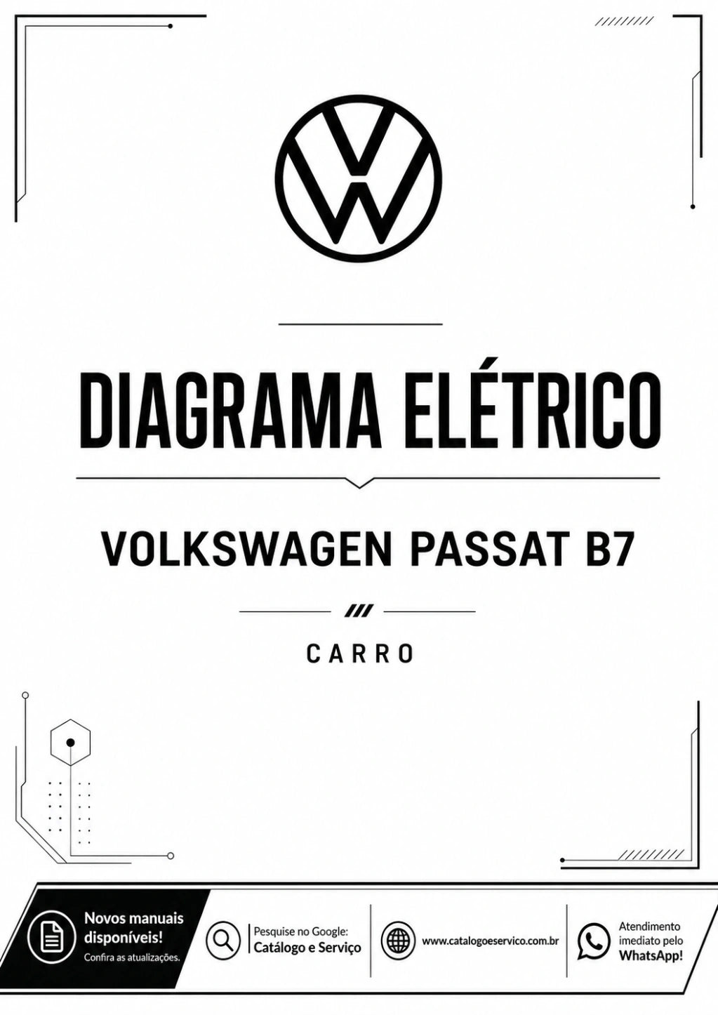 Diagrama Elétrico Volkswagen Passat B7 - Carro