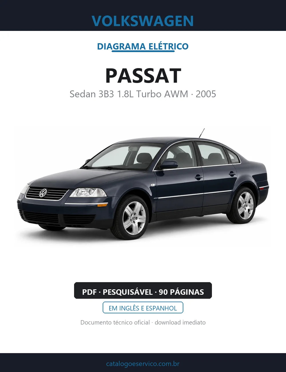 Diagrama Elétrico Volkswagen Passat — capa