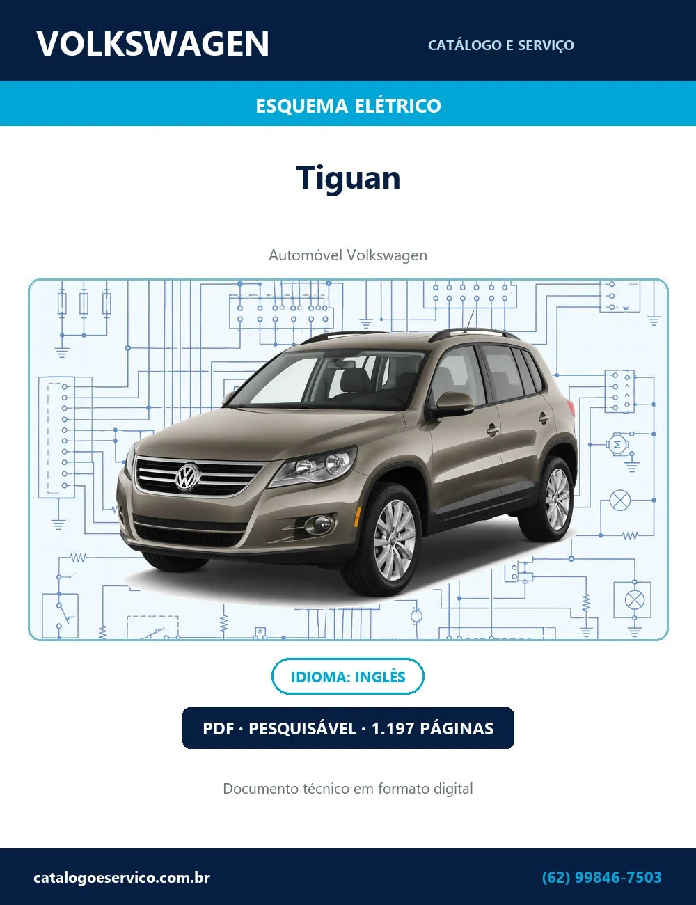 Diagrama Elétrico Volkswagen Tiguan - Carro