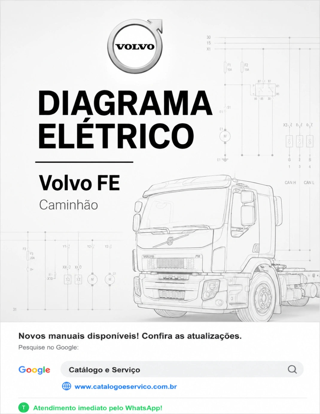 Diagrama Elétrico Volvo FE - Caminhão