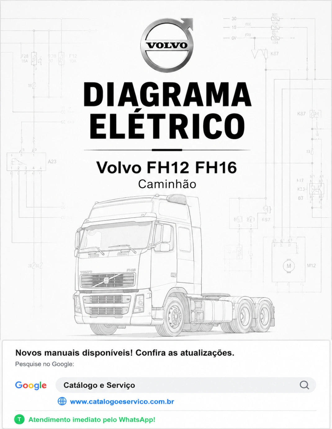 Diagrama Elétrico Volvo FH12 FH16 - Caminhão