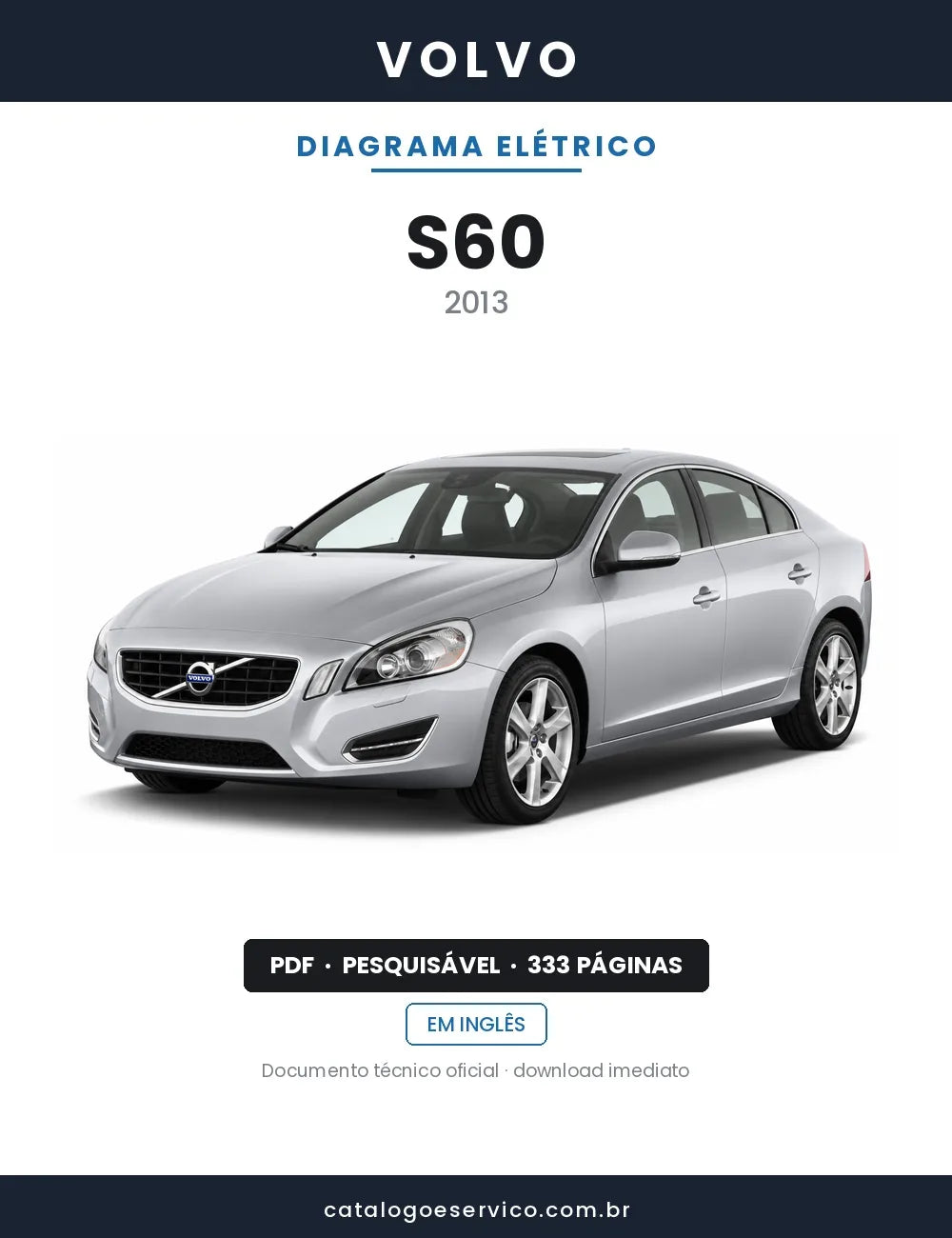 Diagrama Elétrico Volvo S60 — capa