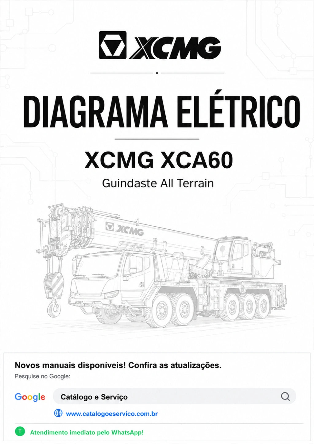 Diagrama Elétrico XCMG XCA60 - Guindaste All Terrain