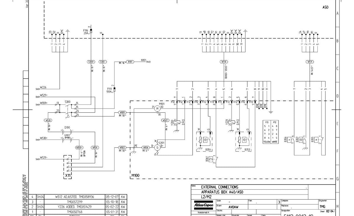 Diagramas e Desenhos Boltec MD Atlas Copco Perfuratriz de Rocha - página estratégica 2