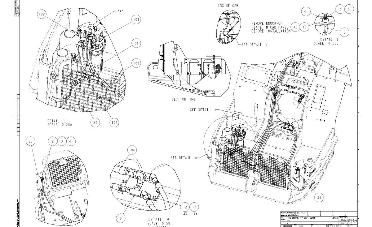 Diagramas e Desenhos Scooptram ST1030 Atlas Copco Carregadeira de Mina - página estratégica 2