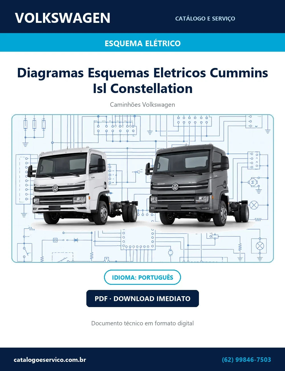 Diagramas Esquemas Eletricos Cummins Isl Constellation Vw