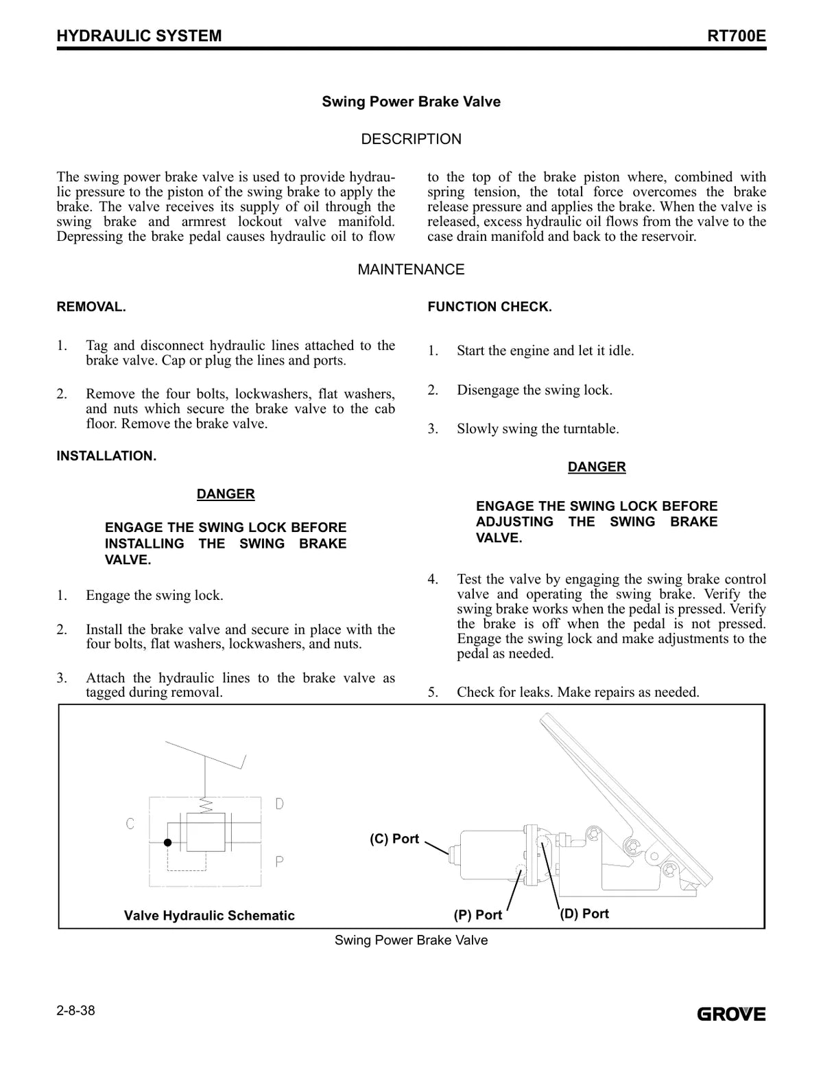 Grove Manipuladores Telescópicos RT700E — manipulador, figura técnica 3