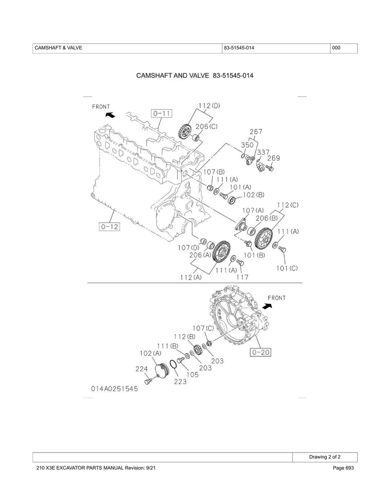 Link-Belt Escavadora Hidraulica 210X3E — escavadeira, vista explodida 4