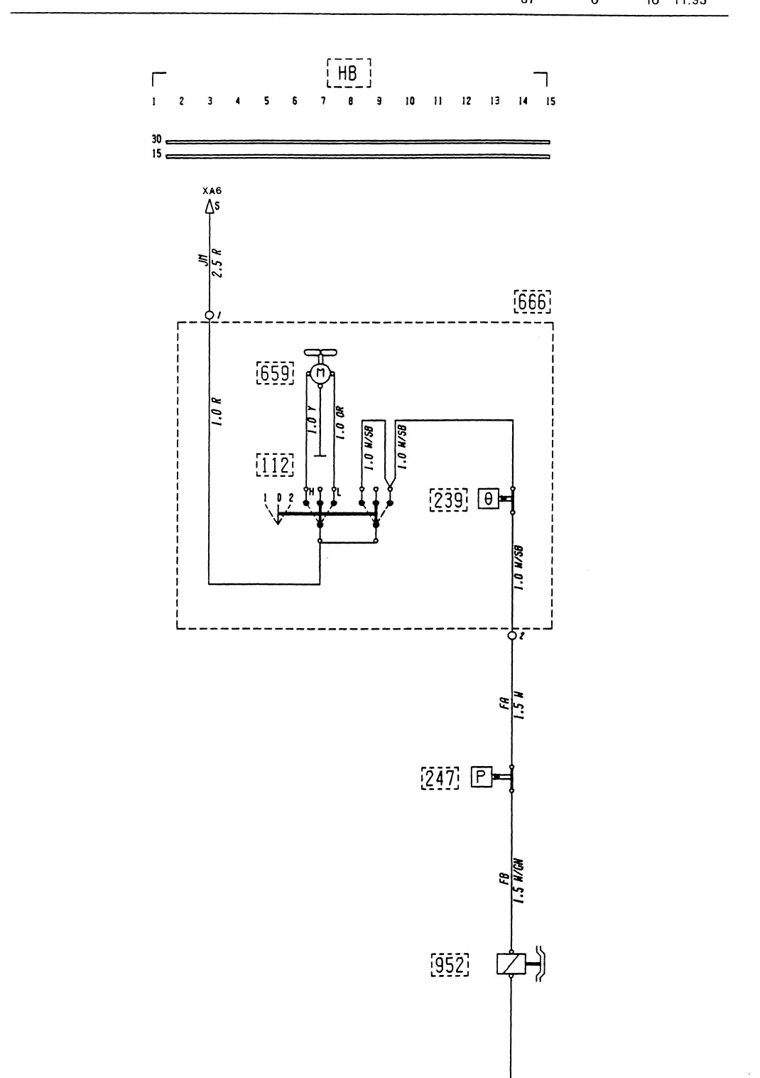 Prancha de diagrama elétrico e hidráulico — Volvo NL12 / S65076 / Seção 37 · Grupo 0 · Nº 10 (amostra 2 de 2)