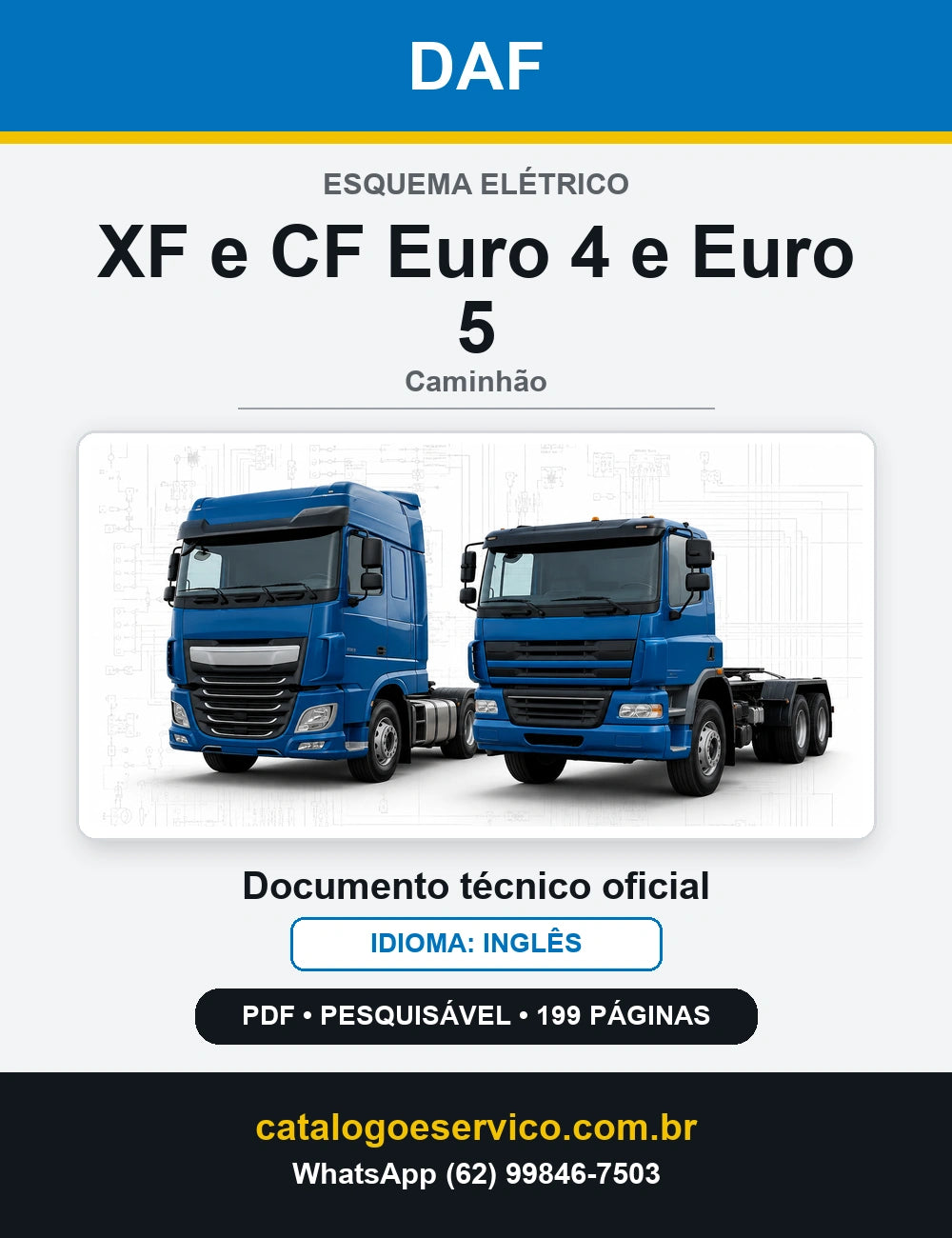 Esquema Elétrico DAF XF e CF Euro 4 e Euro 5 — capa