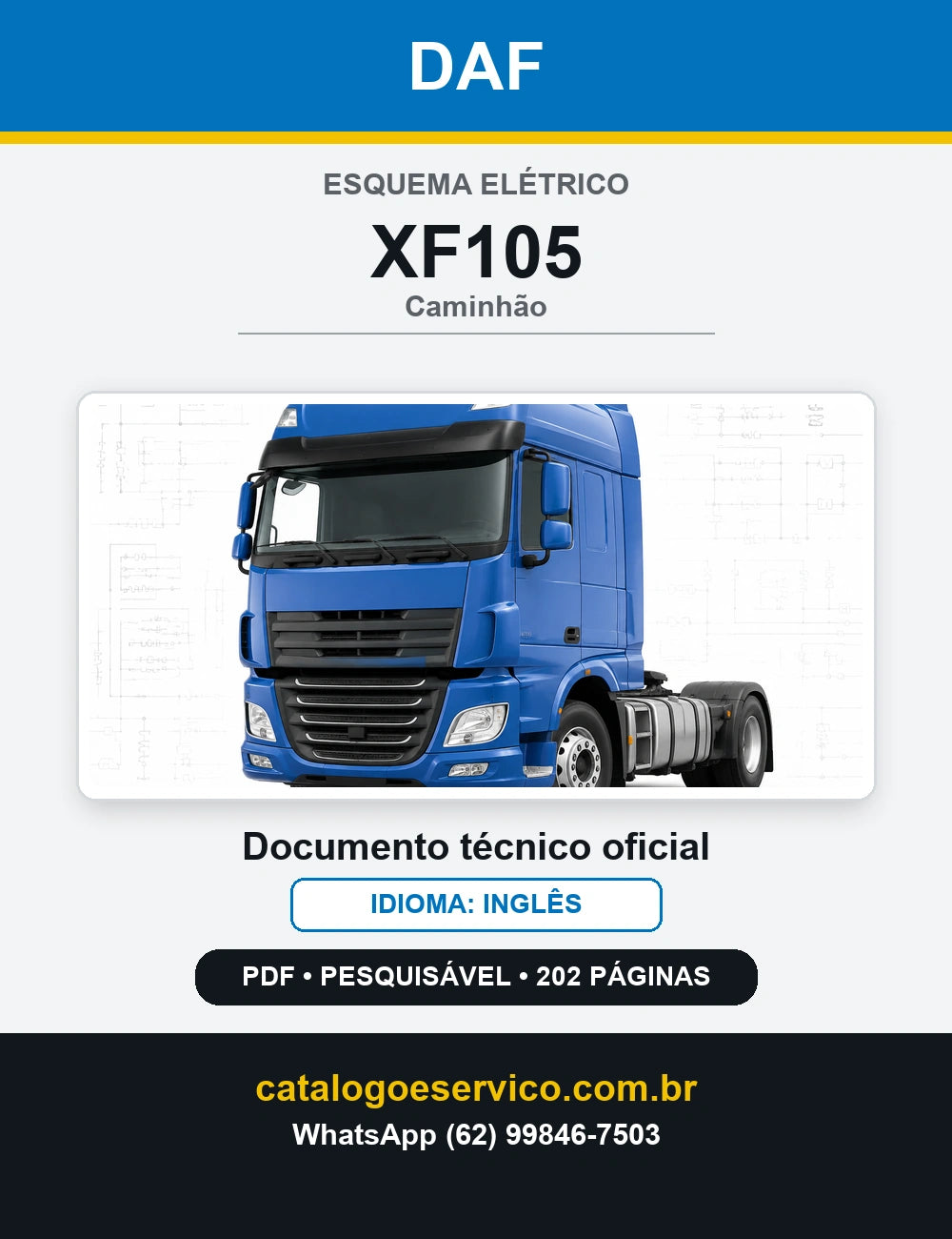 Esquema Elétrico DAF XF105 — capa