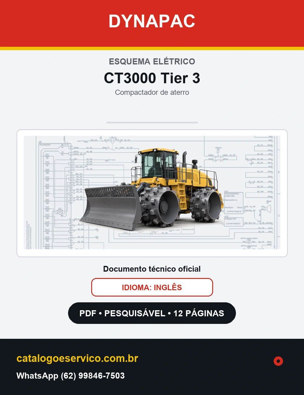 Esquema Elétrico Dynapac CT3000 Tier 3 — capa
