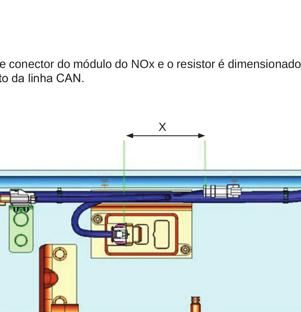 Folha de diagrama elétrico do Ford Cargo 1319