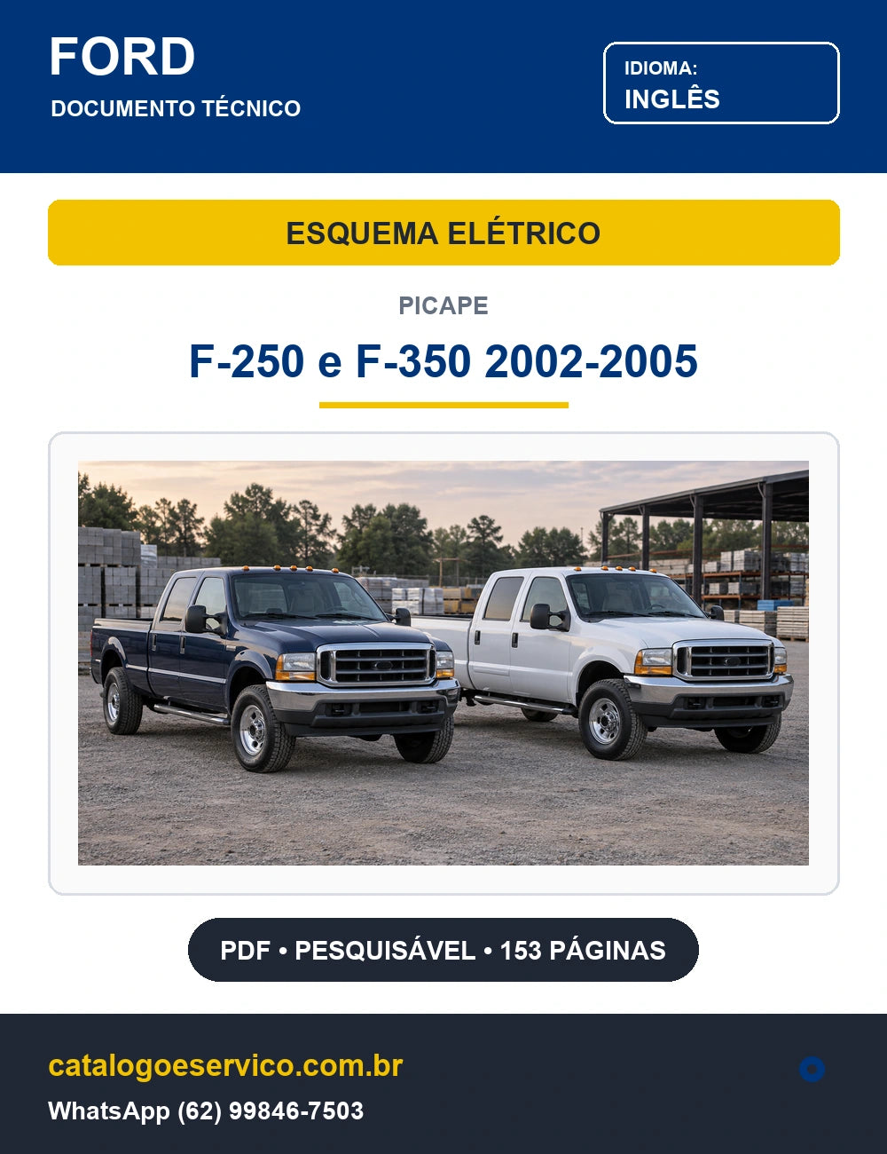 Esquema Elétrico F-250 e F-350 Super Duty (2002-2005) — capa