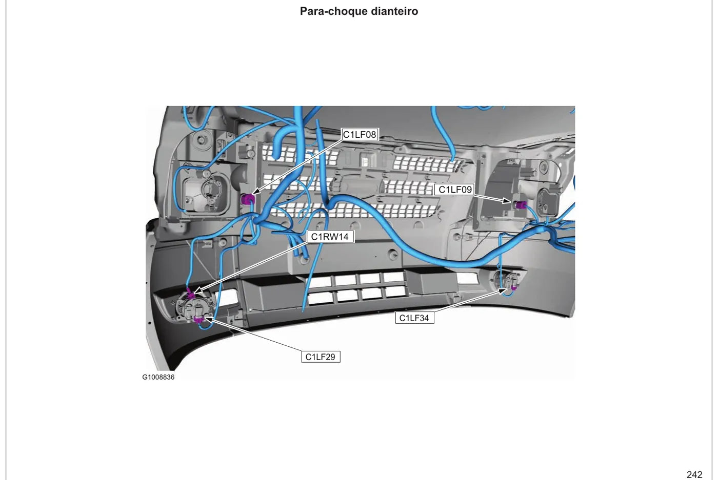 Esquema Elétrico Ford Transit 2.2 Duratorq Puma — Chassi, Furgão e Passageiros — página 3 do documento