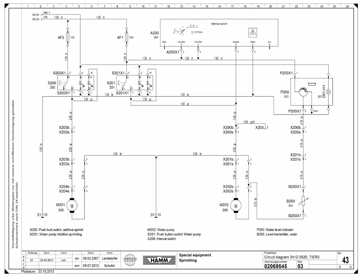 Esquema Elétrico e Hidráulico Hamm 3412 a 3520 (TIR-3) — amostra 4 de página interna do documento