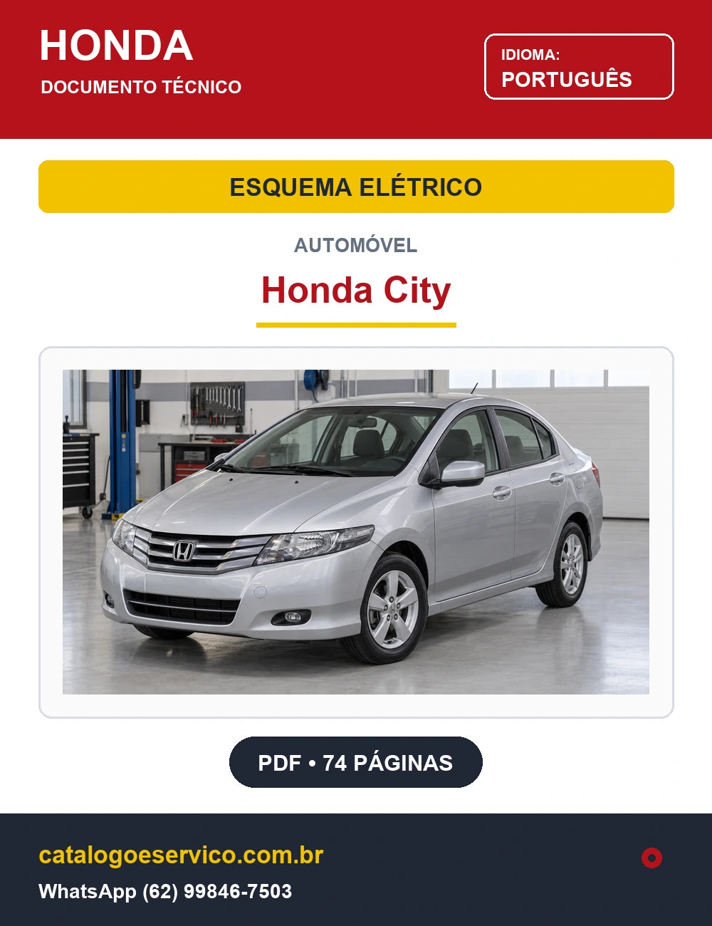 Capa Esquema Elétrico Honda City
