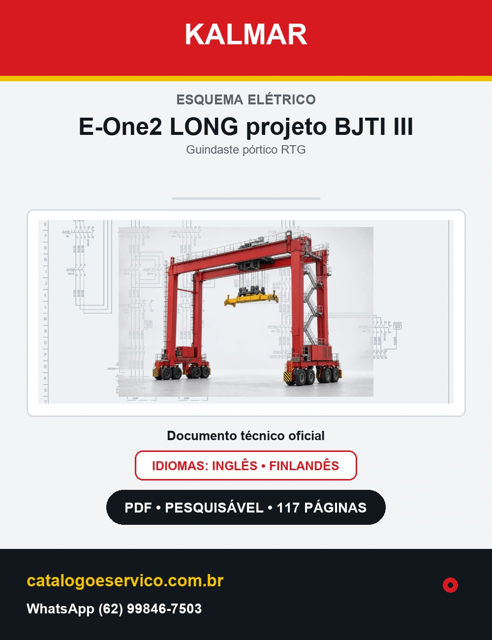 Esquema Elétrico Kalmar E-One2 LONG projeto BJTI III — capa