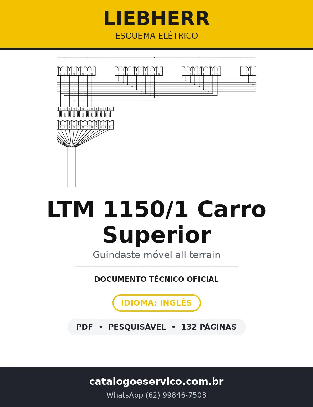 Esquema Elétrico Liebherr LTM 1150/1 Carro Superior — capa