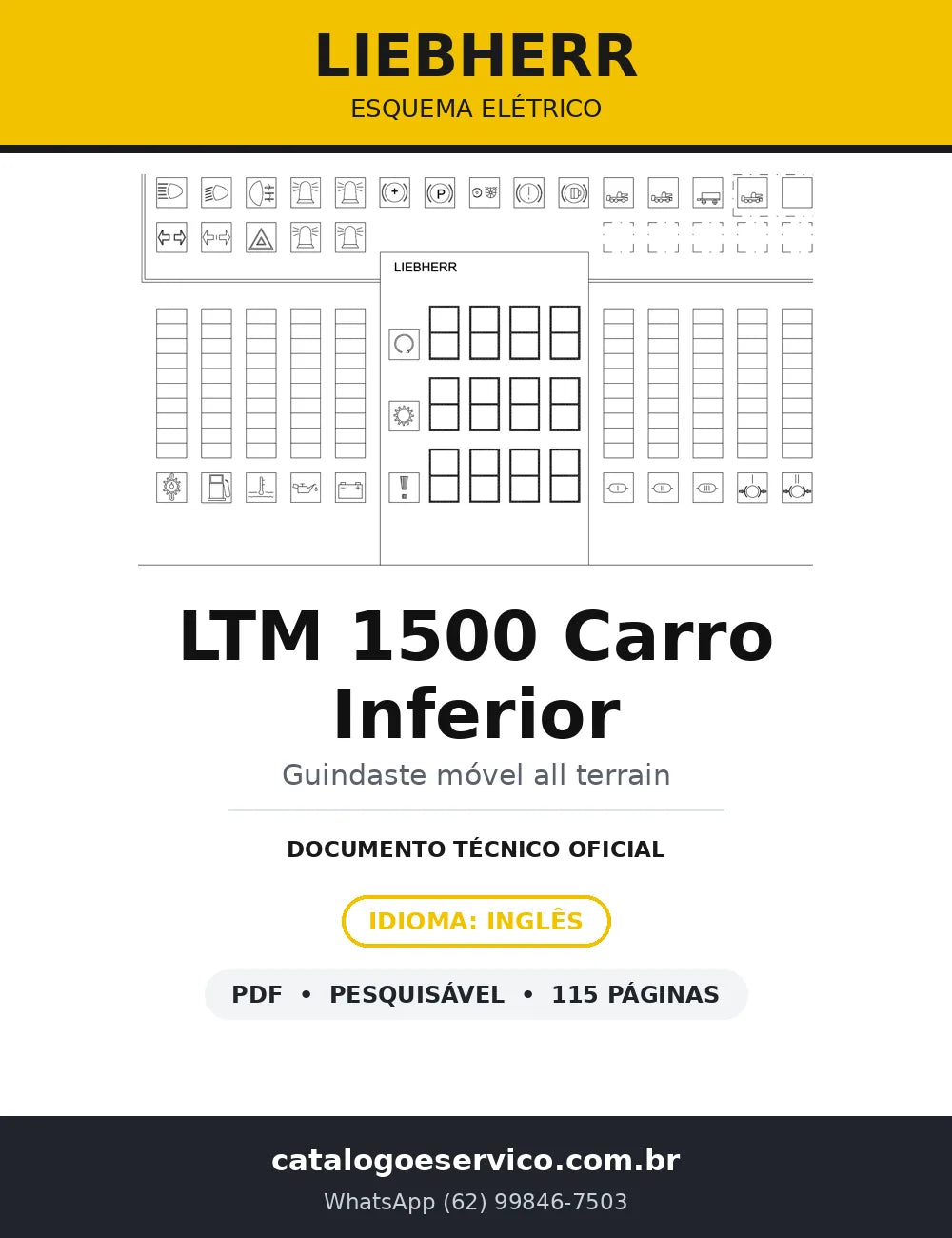 Esquema Elétrico Liebherr LTM 1500 Carro Inferior — capa
