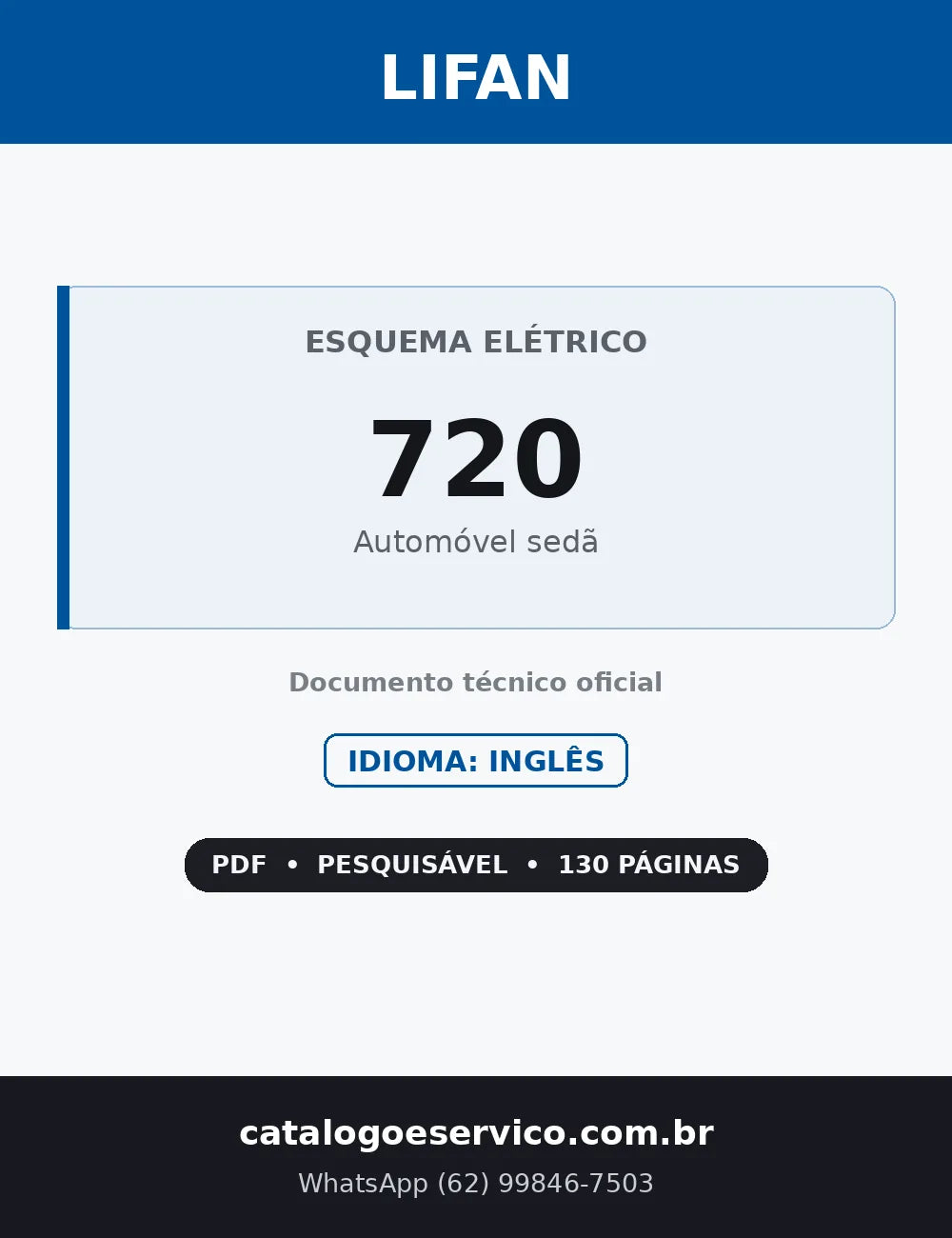 Capa — Esquema Elétrico Lifan 720