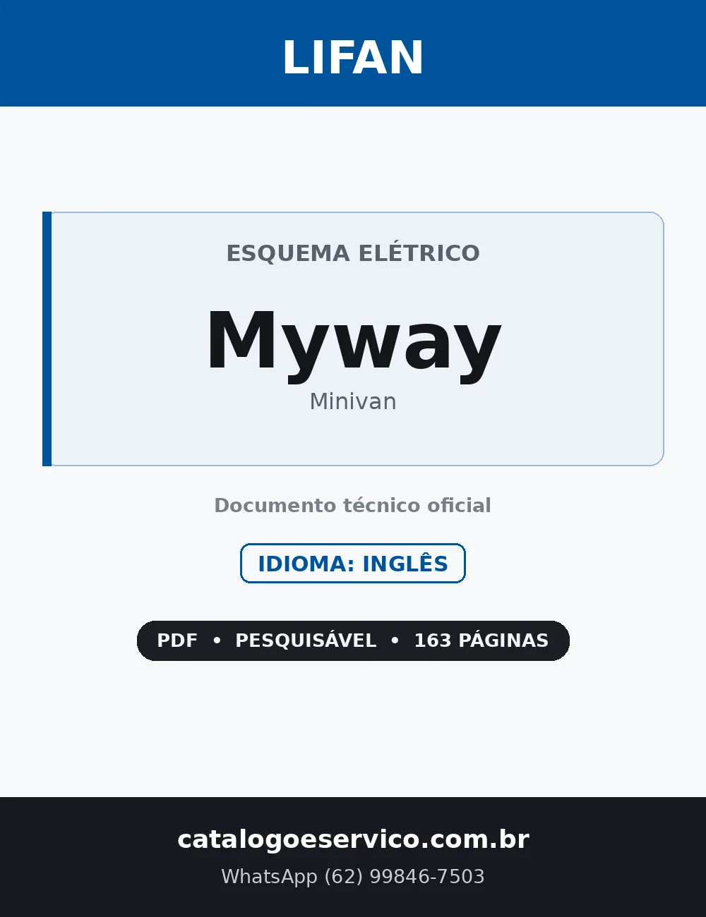 Capa — Esquema Elétrico Lifan Myway