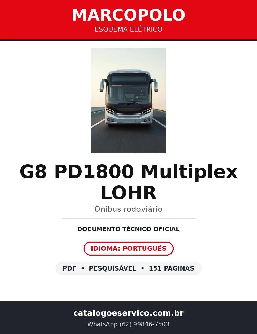 Esquema Elétrico Marcopolo G8 PD1800 Multiplex LOHR AMSYS — Carroceria — capa