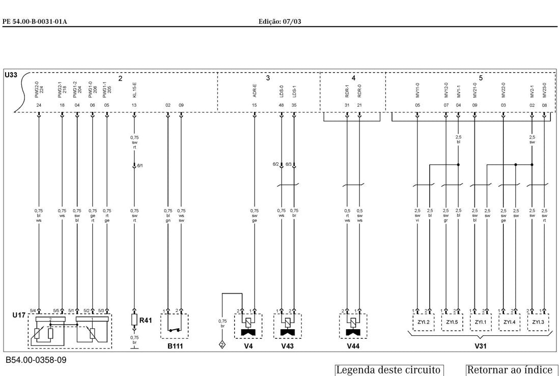 Esquema Elétrico Mercedes-Benz Accelo 715 C (979.013, 979.016) - Caminhão - página 3