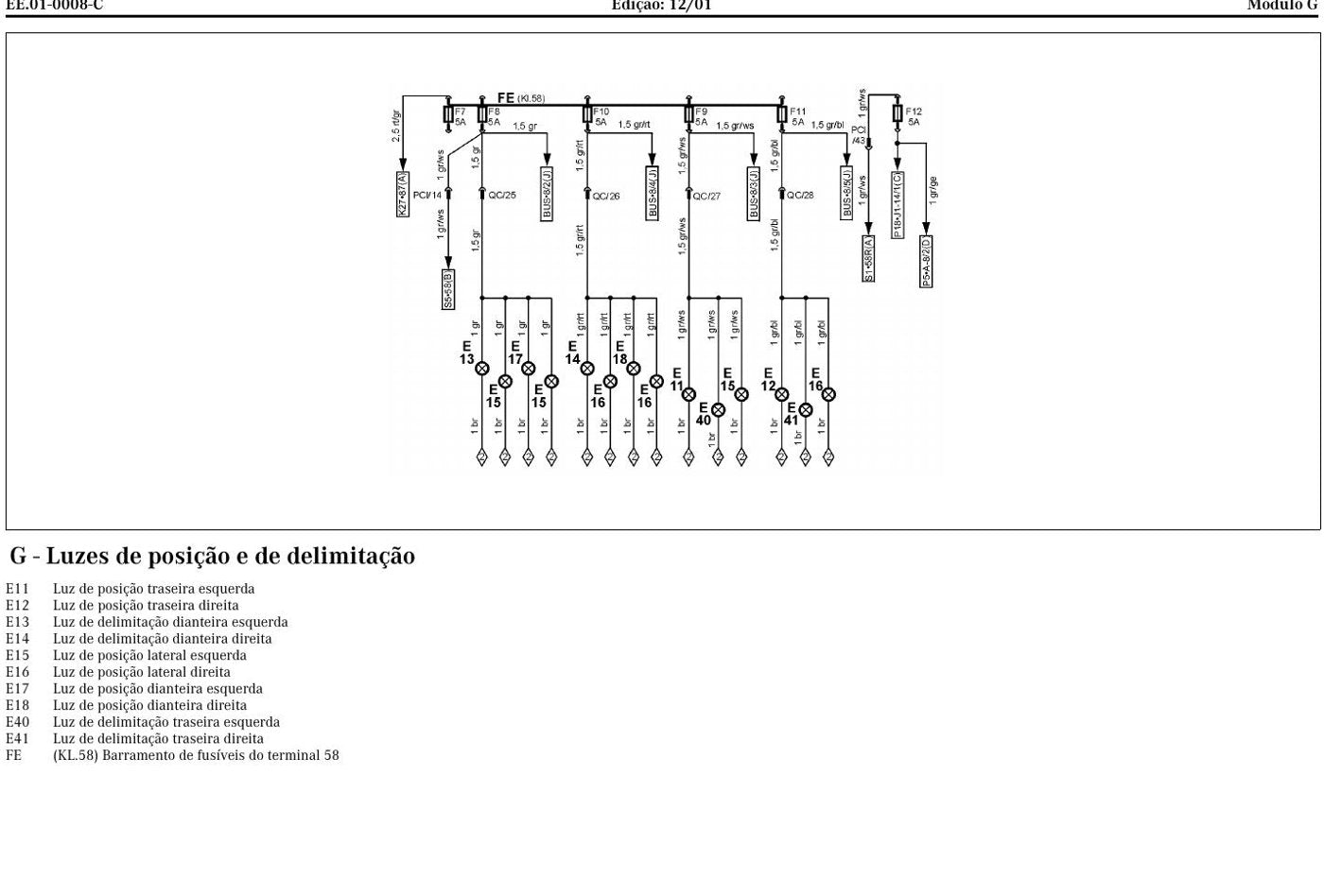 Esquema Elétrico Mercedes-Benz O 400 RSE/RSD (OM 457 LA) — Módulos A-L, retardadores Voith/Telma, ABS/ASR e - diagrama 2