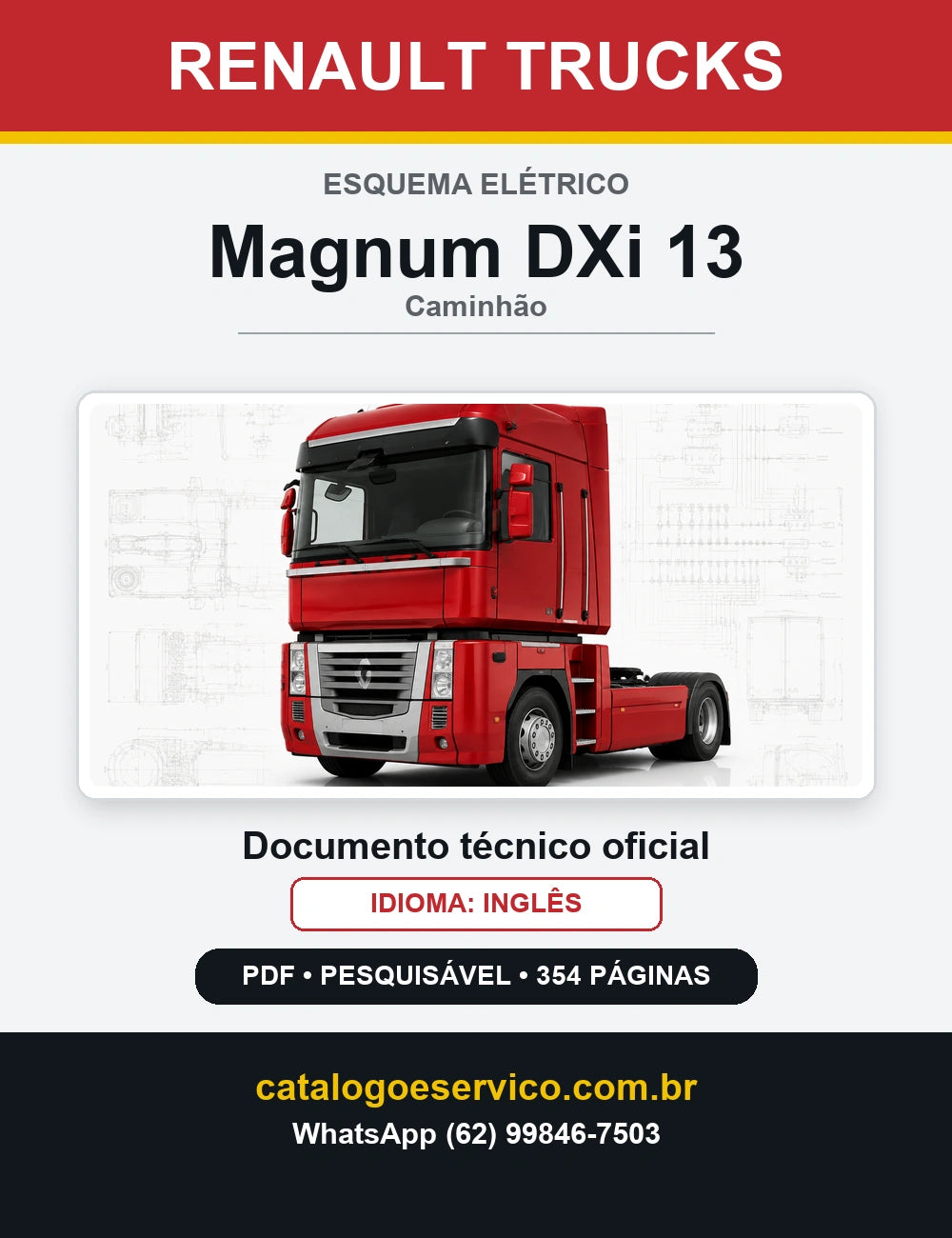 Esquema Elétrico Renault Trucks Magnum DXi 13 — capa