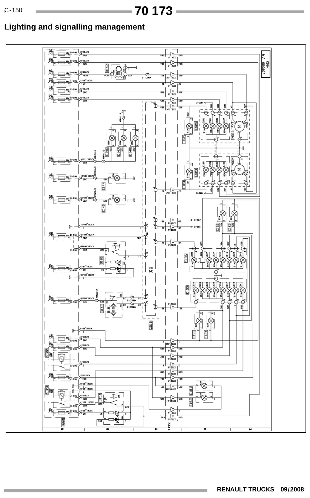 Esquema Elétrico Renault Trucks Magnum DXi — amostra 2 de página interna do documento