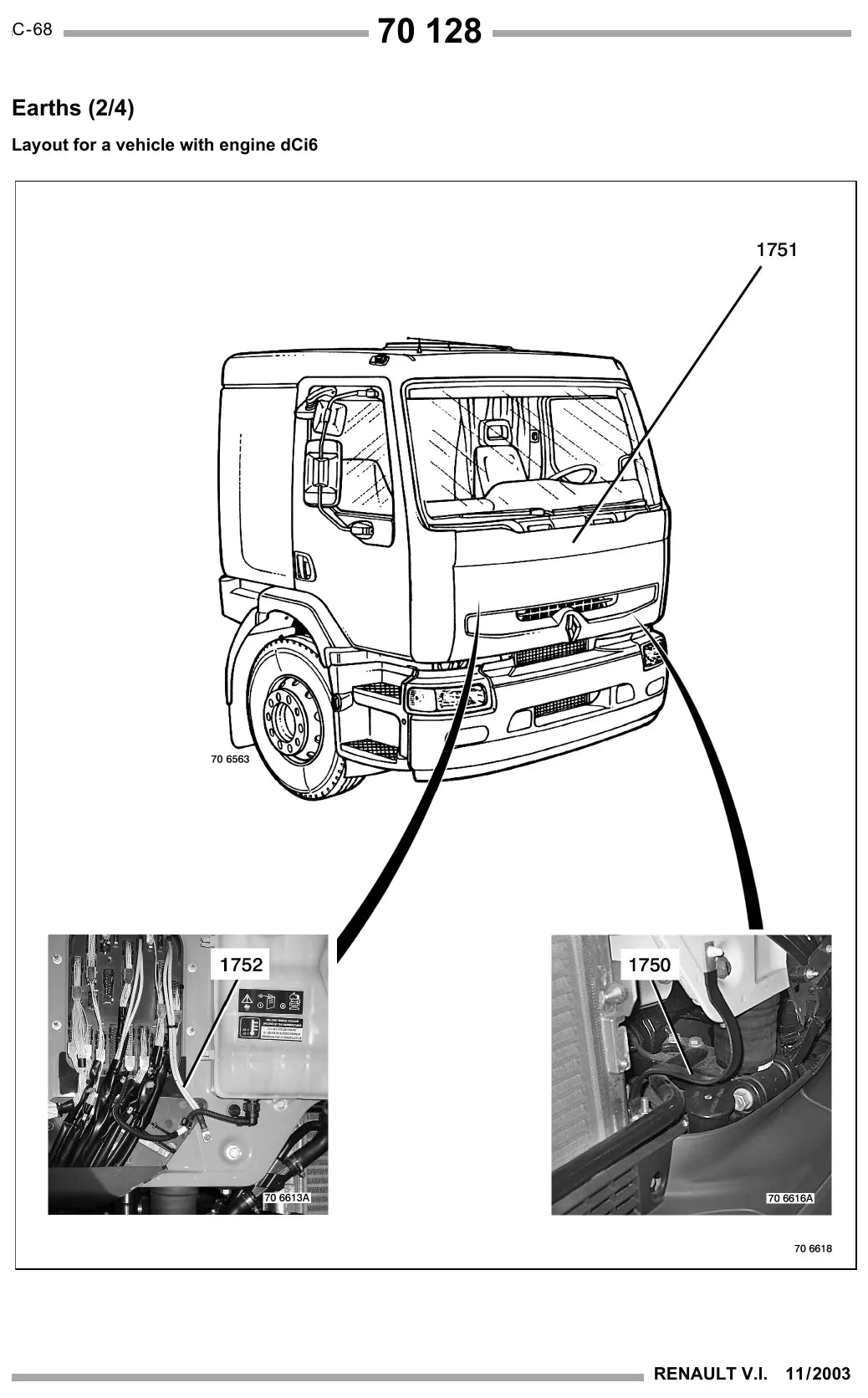 Esquema Elétrico Renault Trucks Premium — amostra 2 de página interna do documento