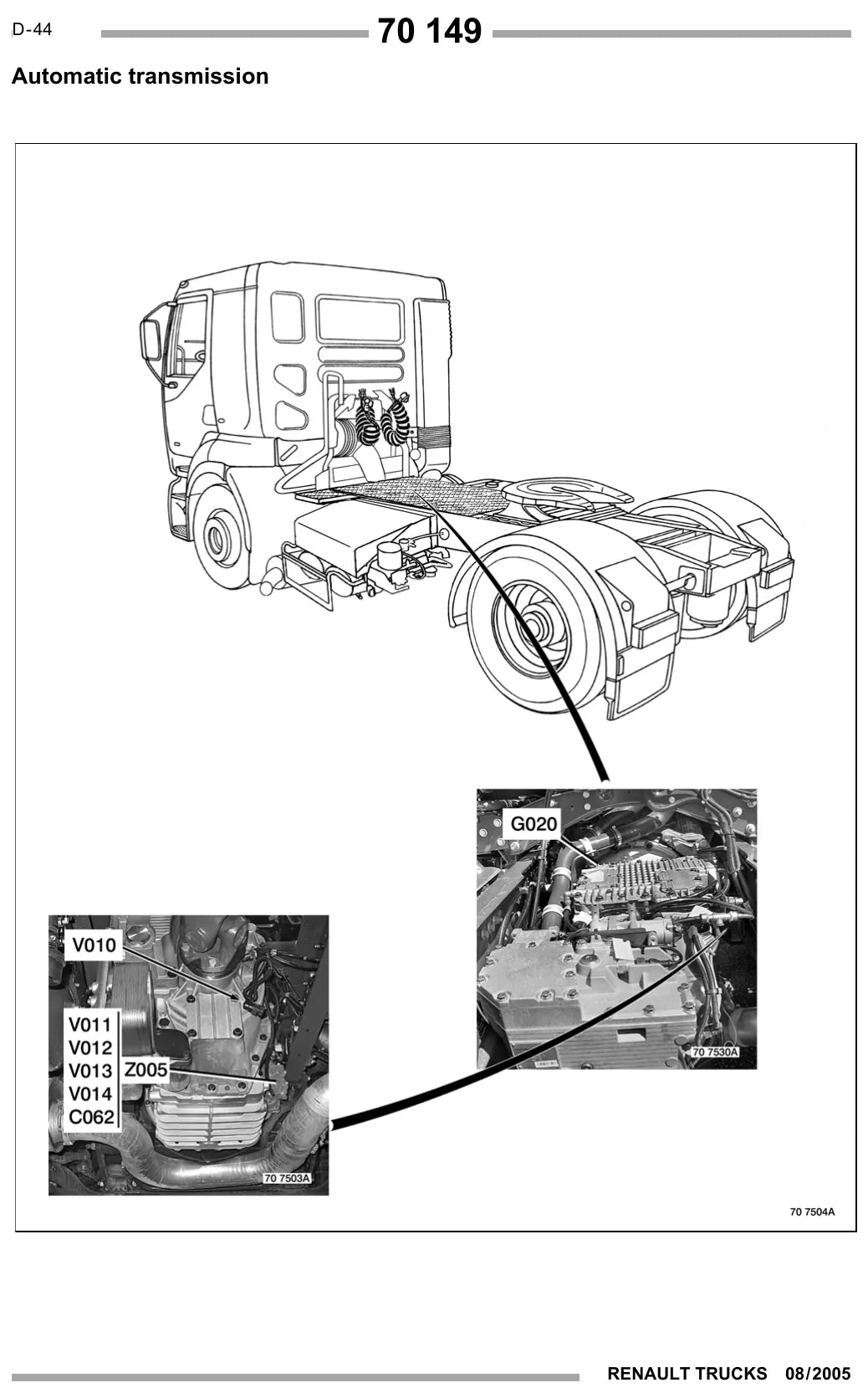 Esquema Elétrico Renault Trucks Premium DXi 11 Euro 3 — amostra 4 de página interna do documento