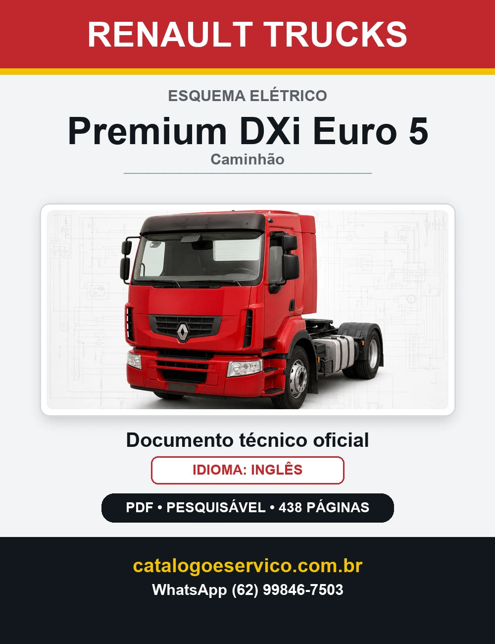 Esquema Elétrico Renault Trucks Premium DXi Euro 5 — capa