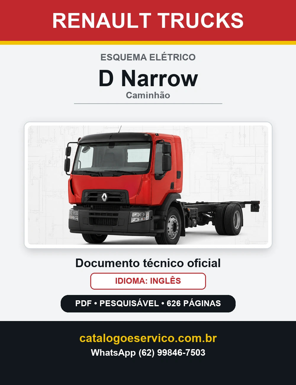 Esquema Elétrico Renault Trucks D Narrow — capa