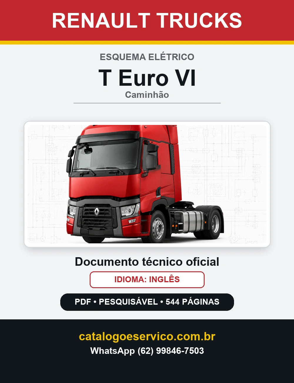 Esquema Elétrico Renault Trucks T Euro VI — capa