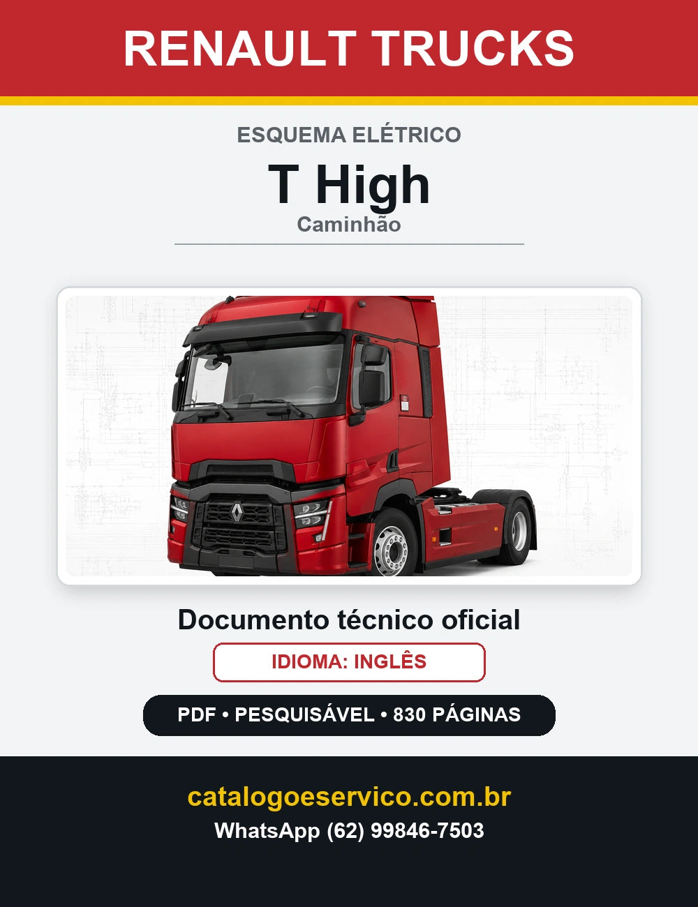Esquema Elétrico Renault Trucks T High — capa