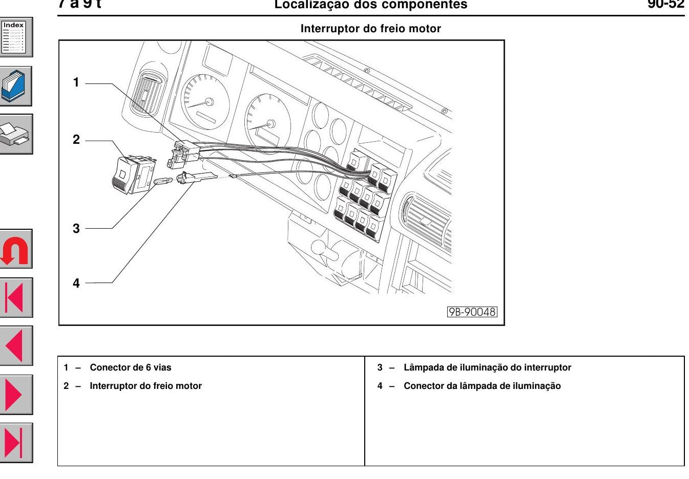 Esquema Elétrico Volkswagen 8-150 (7a9t) — Cada circuito do VW 8-150 (7a9t) desenhado - diagrama 2