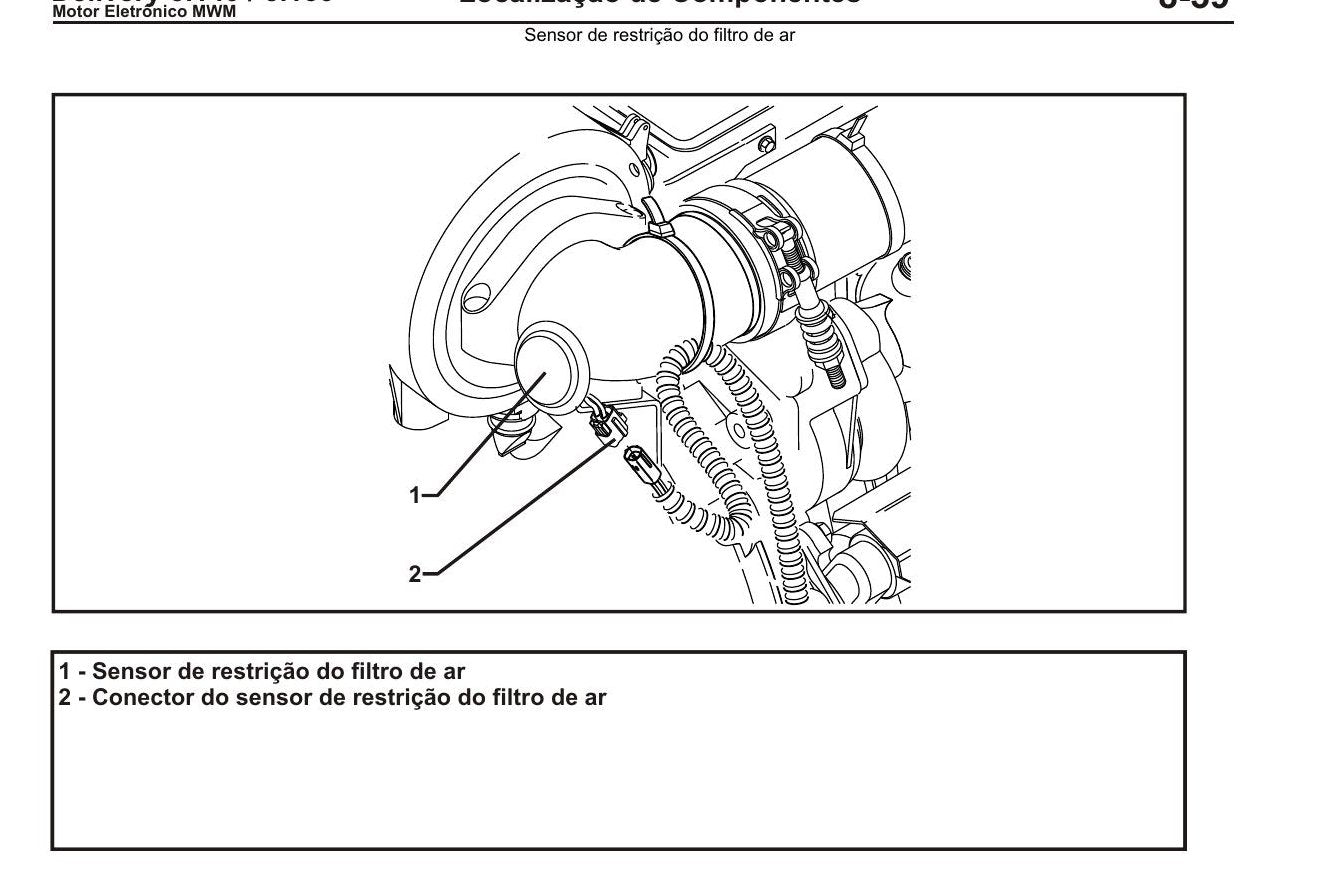 Esquema Eletrico Volkswagen Delivery 5.140/8.150 motor MWM 4.08 — Todo o eletrico do VW Delivery 5.140/8.150 - diagrama 2