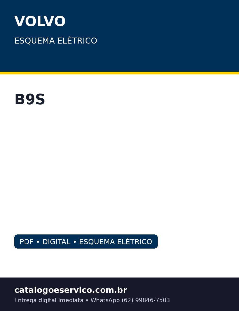 Esquema Elétrico Volvo B9S — Motor D9A, ZF Ecomat, retarder e redes CAN